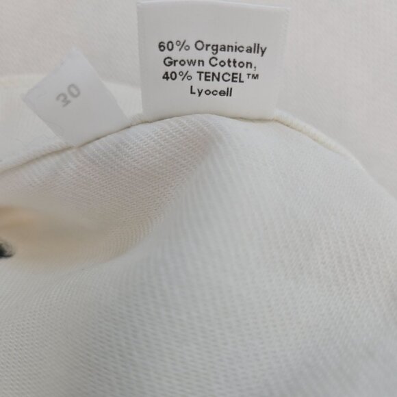 Reformation Eloise High Rise Wide Leg Button Fly Crop Jeans Size 30 - Picture 7 of 7